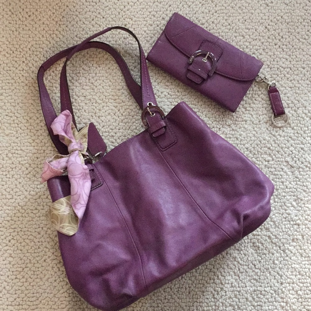 Purple COACH Purse